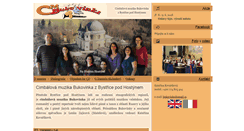 Desktop Screenshot of cmbukovinka.cz